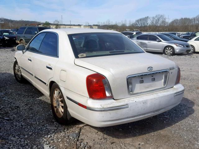 KMHFU45E04A371763 - 2004 HYUNDAI XG 350 WHITE photo 3