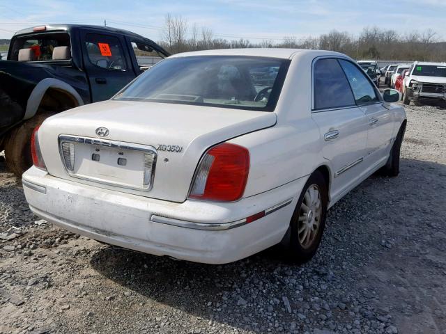 KMHFU45E04A371763 - 2004 HYUNDAI XG 350 WHITE photo 4