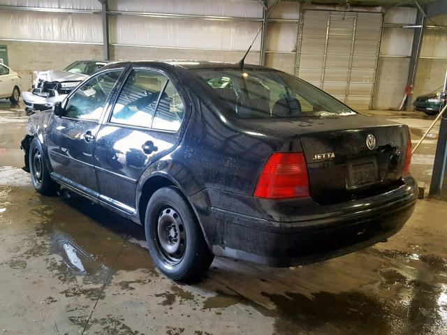 3VWRK69M03M197163 - 2003 VOLKSWAGEN JETTA GL BLACK photo 3