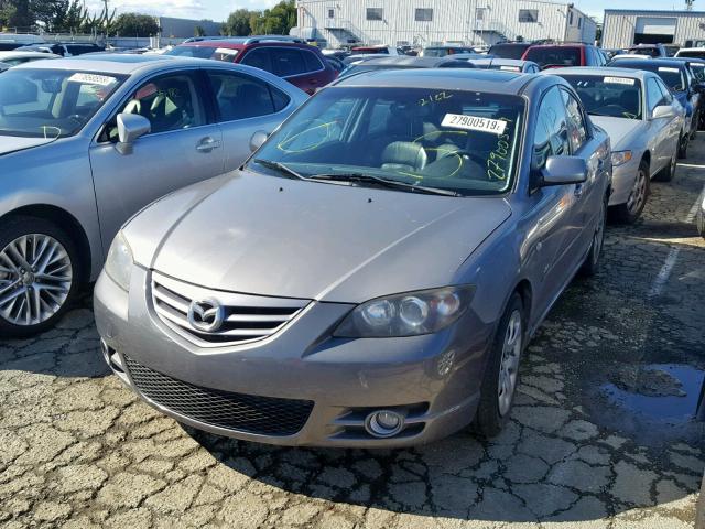 JM1BK324261458064 - 2006 MAZDA 3 S GRAY photo 2