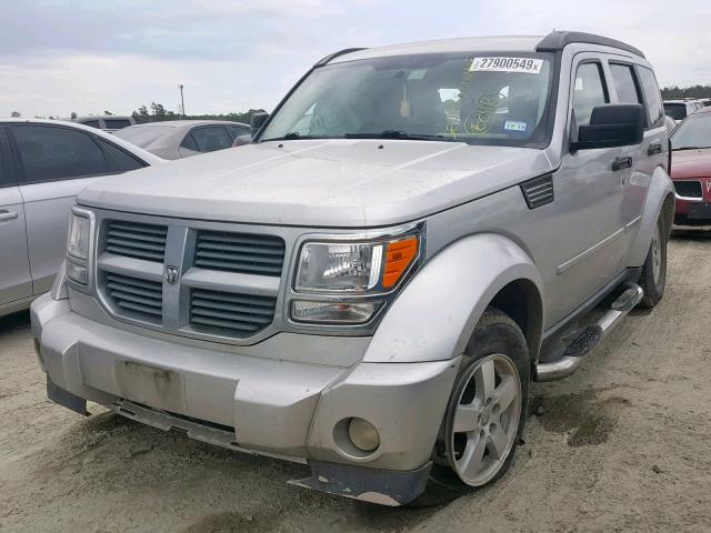 1D8GU28K48W219767 - 2008 DODGE NITRO SXT SILVER photo 2