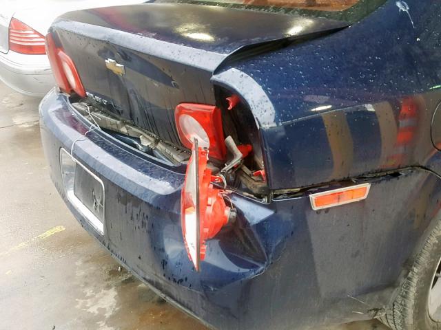 1G1ZC5E14BF316961 - 2011 CHEVROLET MALIBU 1LT ლურჯი ფოტო 9