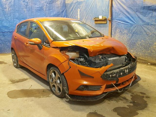 3FADP4GX6HM132637 - 2017 FORD FIESTA ST ORANGE photo 1