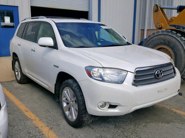 JTEEW44A882003657 - 2008 TOYOTA HIGHLANDER WHITE photo 1