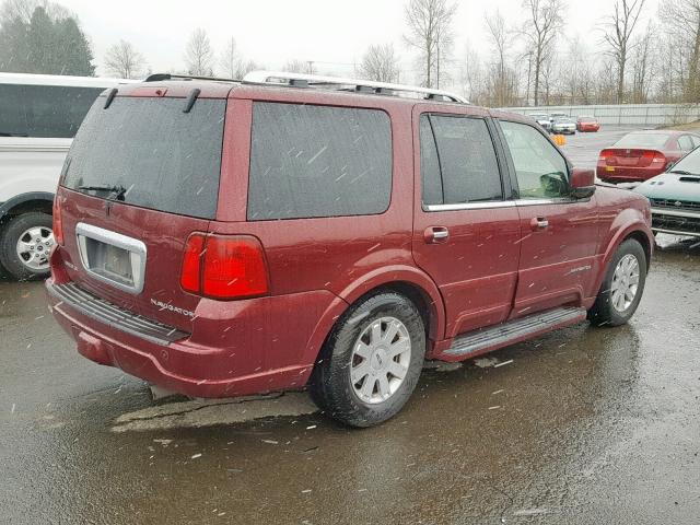5LMFU28R74LJ27824 - 2004 LINCOLN NAVIGATOR 栗色 照片 4