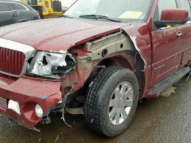 5LMFU28R74LJ27824 - 2004 LINCOLN NAVIGATOR 栗色 照片 9