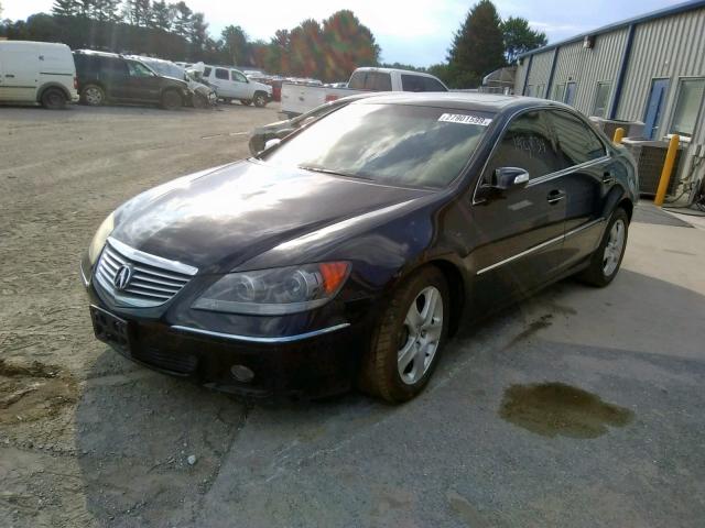 JH4KB16505C009216 - 2005 ACURA RL BLACK photo 1