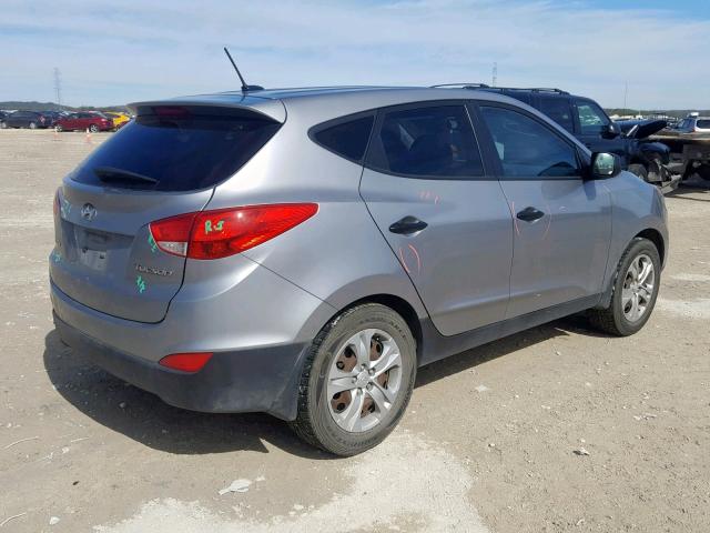 KM8JT3AB9CU393695 - 2012 HYUNDAI TUCSON GL SILVER photo 4