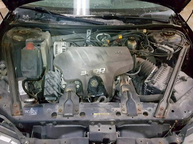 1G2WP52K32F114192 - 2002 PONTIAC GRAND PRIX BLACK photo 7