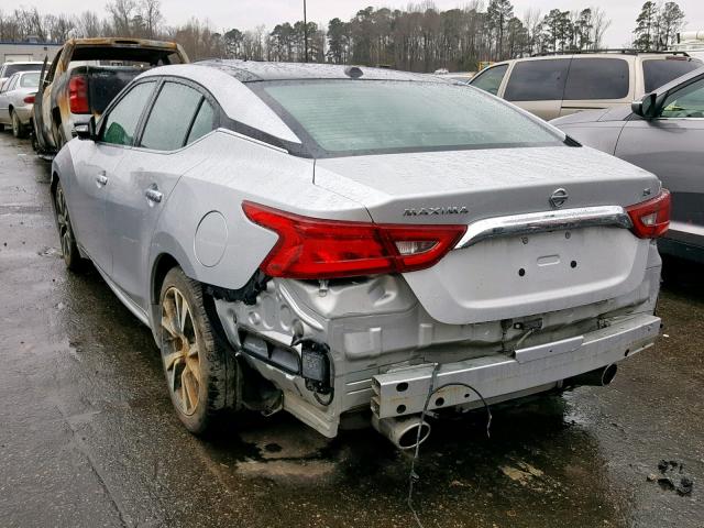 1N4AA6AP9HC426642 - 2017 NISSAN MAXIMA 3.5 SILVER photo 3