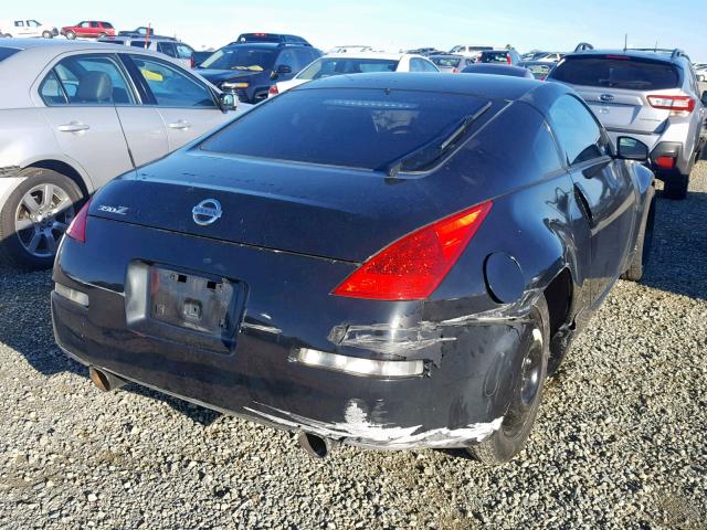 JN1BZ34D97M502265 - 2007 NISSAN 350Z COUPE BLACK photo 4