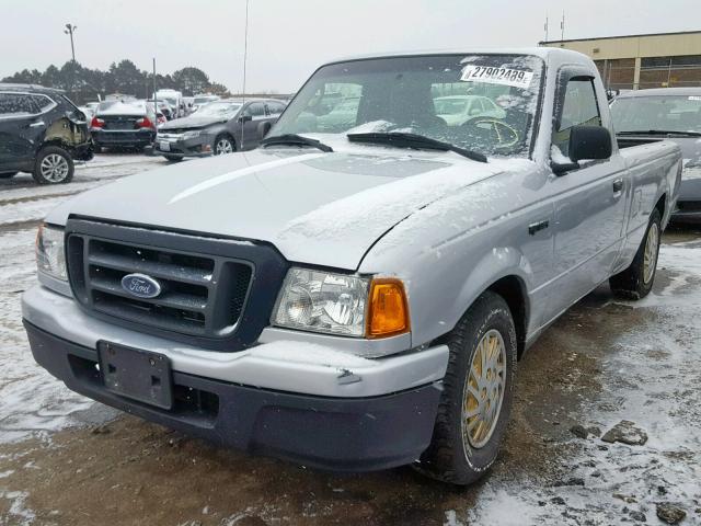 1FTYR10D74PA04190 - 2004 FORD RANGER GRAY photo 2