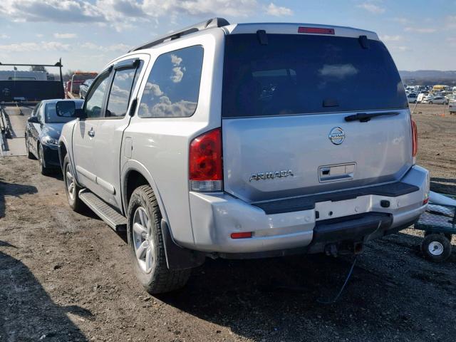 5N1AA0NC1EN608930 - 2014 NISSAN ARMADA SV SILVER photo 3