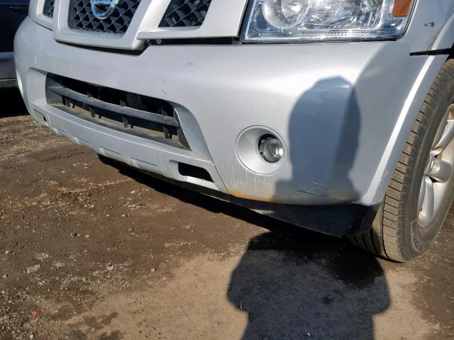 5N1AA0NC1EN608930 - 2014 NISSAN ARMADA SV SILVER photo 9