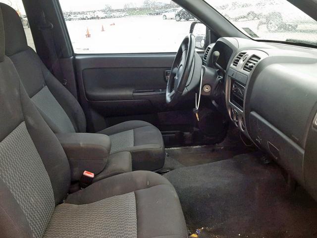 1GCDSCDE9A8125567 - 2010 CHEVROLET COLORADO L BLACK photo 5