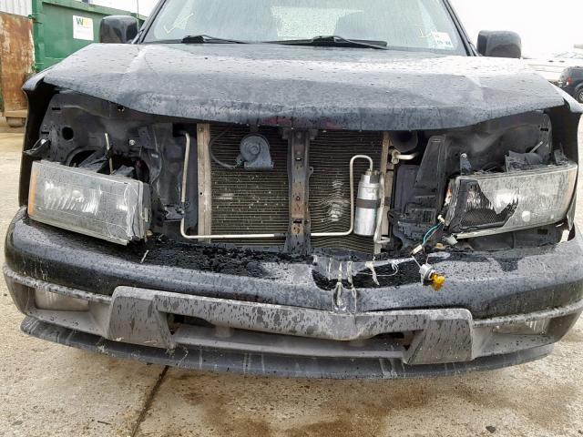1GCDSCDE9A8125567 - 2010 CHEVROLET COLORADO L BLACK photo 9