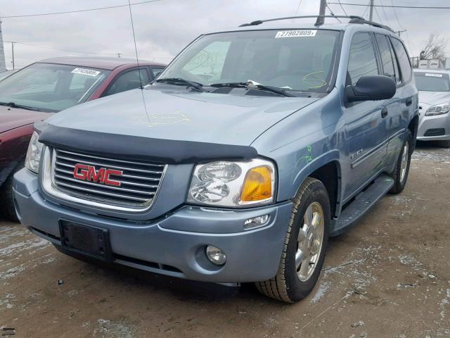 1GKDT13S462307412 - 2006 GMC ENVOY BLUE photo 2