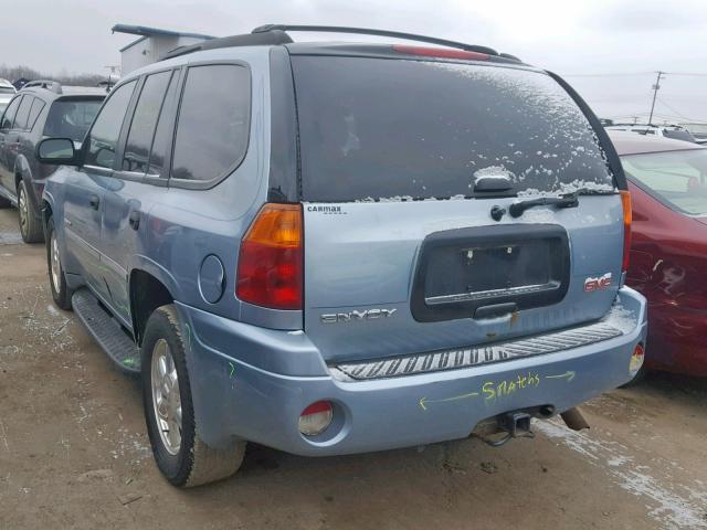 1GKDT13S462307412 - 2006 GMC ENVOY BLUE photo 3