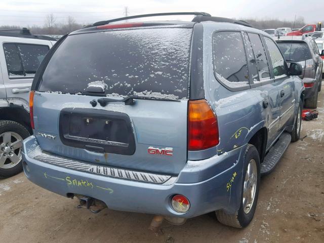 1GKDT13S462307412 - 2006 GMC ENVOY BLUE photo 4