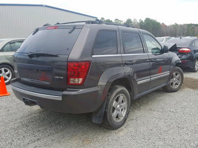 1J8HS58N35C624478 - 2005 JEEP GRAND CHER GRAY photo 4