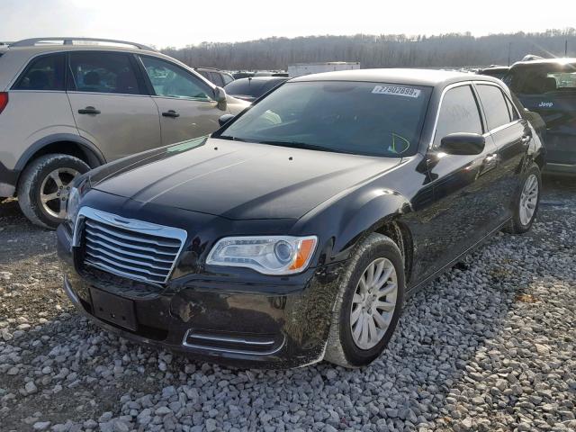 2C3CCAAG8DH736065 - 2013 CHRYSLER 300 BLACK photo 2