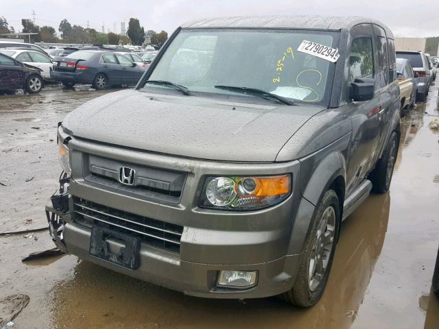 5J6YH17918L001667 - 2008 HONDA ELEMENT SC GRAY photo 2