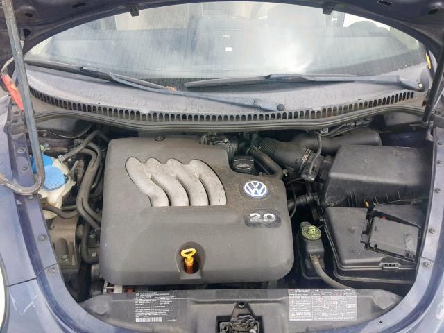 3VWBT21C71M413324 - 2001 VOLKSWAGEN NEW BEETLE 蓝色 照片 7