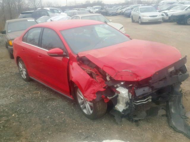 3VW467AJ7CM065443 - 2012 VOLKSWAGEN JETTA GLI RED photo 1