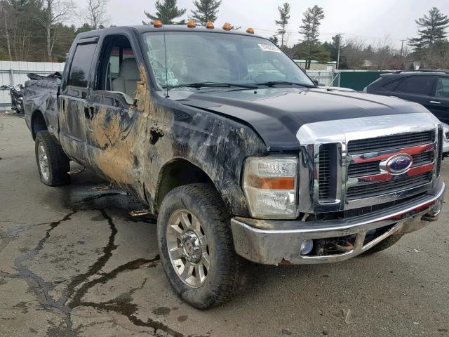 1FTWW31R58EA92535 - 2008 FORD F350 SRW S BLACK photo 1