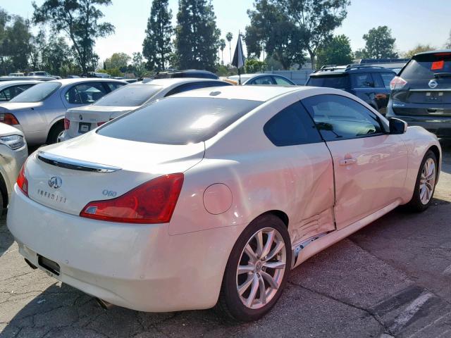 JN1CV6EK9BM213765 - 2011 INFINITI G37 BASE WHITE photo 4