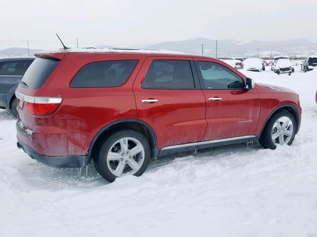 1D4SE5GTXBC633164 - 2011 DODGE DURANGO CI RED photo 9