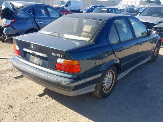4USCC8325SLA09792 - 1995 BMW 318 I AUTO GREEN photo 4
