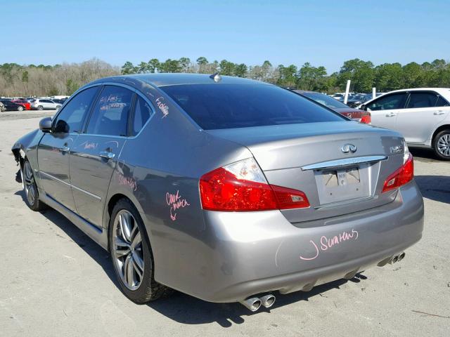 JN1BY0APXAM600003 - 2010 INFINITI M45 BASE GRAY photo 3