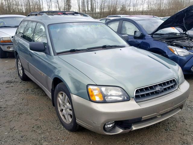 4S3BH675337625073 - 2003 SUBARU LEGACY OUT GREEN photo 1