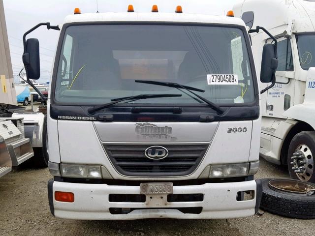 JNAMB81H98AH70109 - 2008 NISSAN DIESEL UD2000 WHITE photo 9