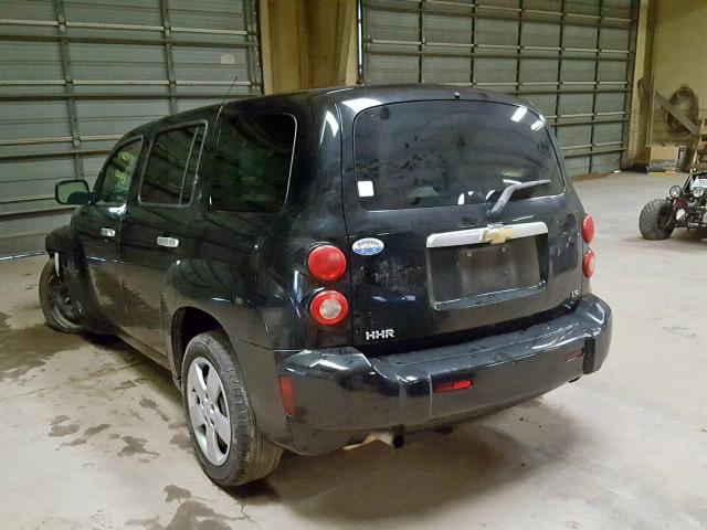 3GNDA13DX7S582041 - 2007 CHEVROLET HHR LS შავი ფოტო 3