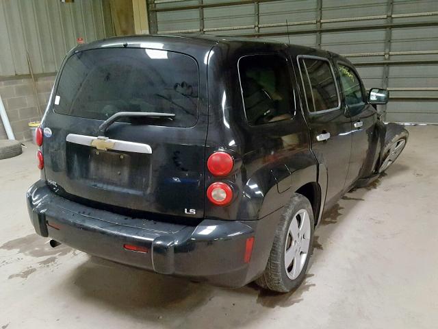 3GNDA13DX7S582041 - 2007 CHEVROLET HHR LS შავი ფოტო 4