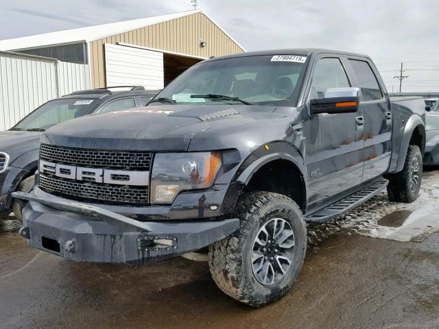 1FTFW1R66EFB98075 - 2014 FORD F150 SVT R BLACK photo 2