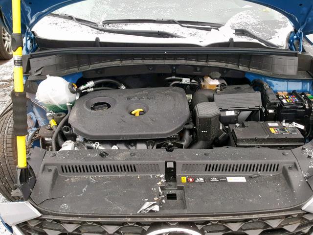 KM8J2CA47KU887945 - 2019 HYUNDAI TUCSON SE SILVER photo 7