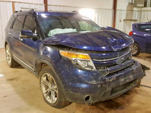 1FMHK7F81BGA01697 - 2011 FORD EXPLORER L BLUE photo 1