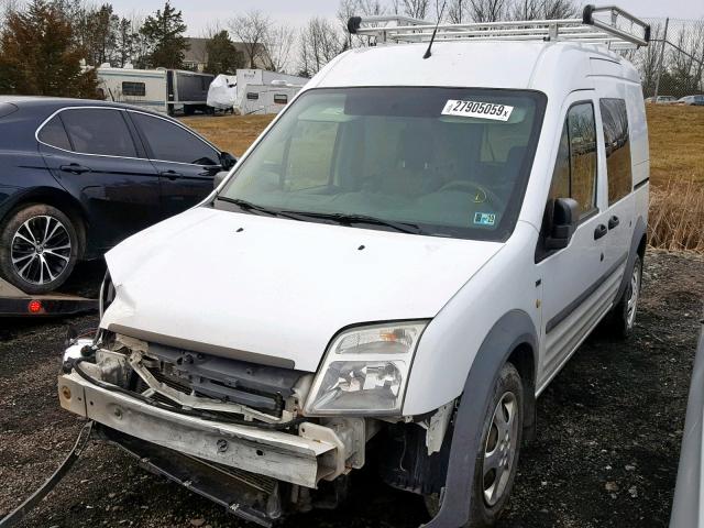 NM0LS6BN4BT054628 - 2011 FORD TRANSIT CO WHITE photo 2