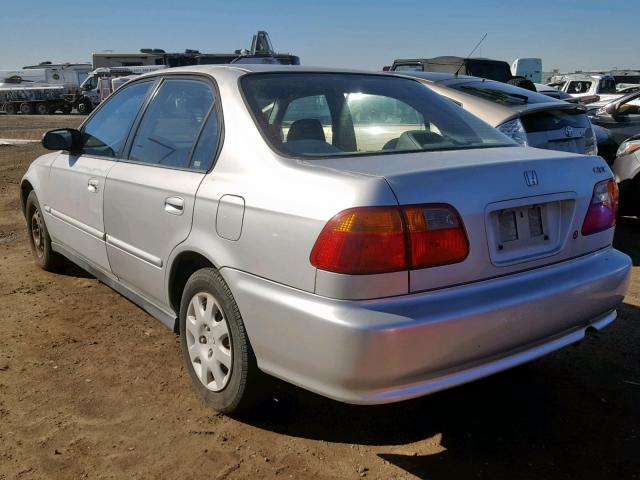 2HGEJ6610XH578287 - 1999 HONDA CIVIC BASE SILVER photo 3