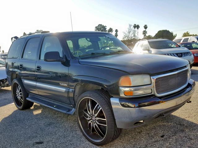 1GKEC13TX2R246694 - 2002 GMC YUKON BLACK photo 1