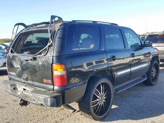 1GKEC13TX2R246694 - 2002 GMC YUKON BLACK photo 4