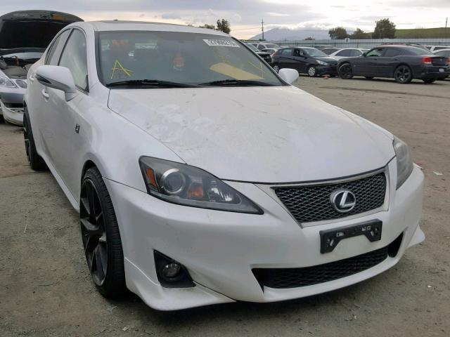 JTHBF5C26C5179555 - 2012 LEXUS IS 250 WHITE photo 1