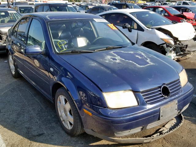 3VWTG29M81M051655 - 2001 VOLKSWAGEN JETTA GLX BLUE photo 1