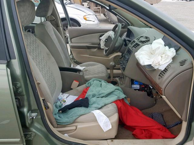 1G1ZT54894F106258 - 2004 CHEVROLET MALIBU LS GREEN photo 5