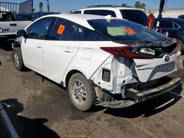 JTDKARFPXJ3076257 - 2018 TOYOTA PRIUS PRIM WHITE photo 3