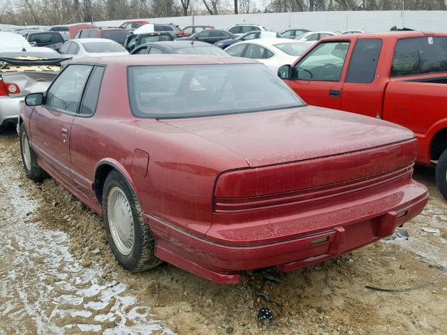 1G3EV13C2LU313650 - 1990 OLDSMOBILE TORONADO T RED photo 3