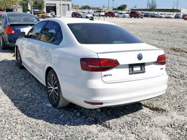 3VWD17AJ2HM307755 - 2017 VOLKSWAGEN JETTA SPOR WHITE photo 3